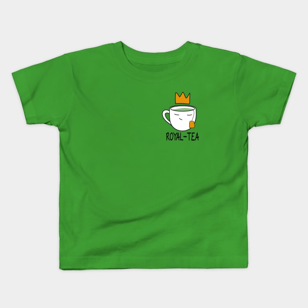 Royal-Tea Kids T-Shirt by Octeapus